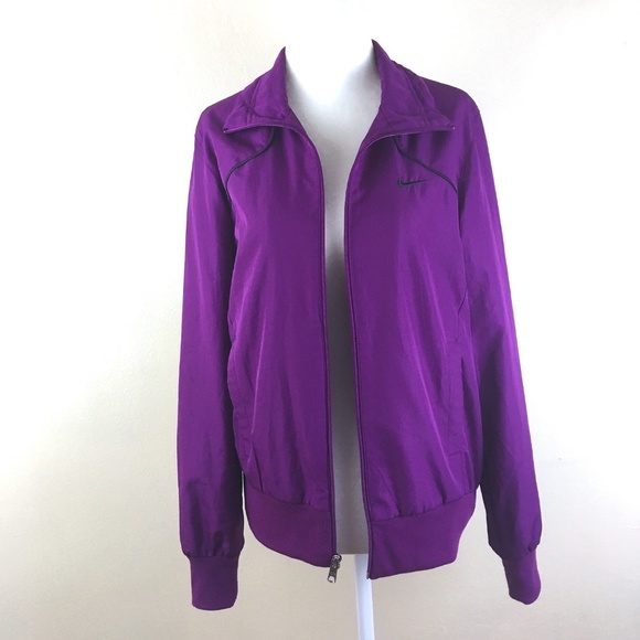 Nike Jackets & Coats Nike Womens Athletic Jacket Purple Size M